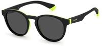 POLAROID KIDS Kinder Brille PLD 8048/S Gr&ouml;&szlig;e 45-18 mm Schwarz Gelb polarisiert
