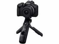 Canon EOS R50 Creator Kit Vlogging Kamera + RF-S 18-45 is STM Objektiv + Griffstativ