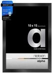 nielsen Aluminium Bilderrahmen Alpha, 10 x 15 cm, Schwarz