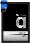 nielsen Aluminium Bilderrahmen Alpha, 10 x 15 cm, Schwarz