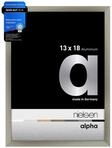 nielsen Aluminium Bilderrahmen Alpha, 13 x 18 cm, Grau