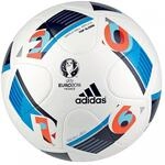 adidas AC5448 Herren Ball Euro 2016 Top Glider, White/Bright Blue/Night Indigo, 5