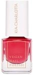 Kia-Charlotta Veganer Nagellack Confident, Himbeer Glitzer, 15-free, 5 ml | Bis...