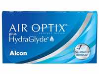 Air Optix plus HydraGlyde Monatslinsen weich, 3 Stück, BC 8.6 mm, DIA 14.2 mm, +8