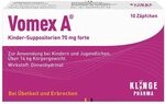 VOMEX A Kinder-Suppositorien 70 mg forte 10 St