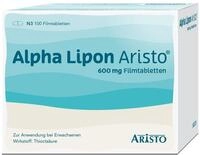 Alpha Lipon Aristo 600 mg 100 St&uuml;ck von Aristo Pharma &ndash; Filmtabletten mit