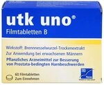 utk uno Filmtabletten B: Pflanzliches Mittel gegen Prostata-bedingte Harnbeschwerden