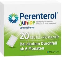 Perenterol junior 250 mg Pulver 20 Sachets - Durchfall Medikament zur Vorbeugung &