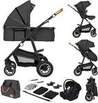 LIONELO Amber 3-in-1 Kombikinderwagen, Babywanne, Sportsitz, Autositz | i-Size