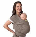 Boba Tragetuch Baby, Elastische Baumwolle, Neugeborene, Grau | Atmungsaktives