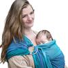 Hoppediz Ring-Sling, Baby-Tragetuch ab Geburt, 100 % schadstoffgeprüfte Baumwolle,