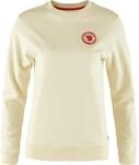Fj&auml;llr&auml;ven Damen 1960 Logo Badge Sweatshirt, Chalk White, M