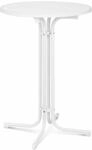 Royal Catering RC-BIS80FB Stehtisch rund klappbar &Oslash; 80 cm wei&szlig; 110 cm hoch
