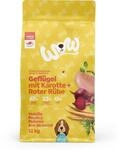 WOW Trockenfutter Junior mit Gefl&uuml;gel, 12kg I Hundetrockenfutter f&uuml;r Welpen...