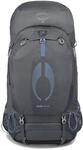 Osprey Aura AG 65L Damen Backpacking Rucksack, Tungsten Grey, WM/L