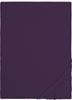 biberna Feinbiber-Spannbetttuch 0002744 dunkel violett 1x 180x200 cm - 200x200...