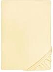 biberna Deluxe Jersey-Elastic-Spannbetttuch 140x200 cm - 160x220 cm gelb | 97%