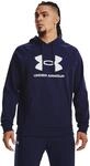 Under Armour Herren Rival Fleece Big Logo HD, sportlicher Kapuzenpullover mit loser