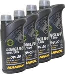Motor&ouml;l Motor &Ouml;l MANNOL 0W-20 O.E.M. Longlife 508/509 4 X 1 Liter