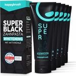 happybrush Aktivkohle Zahnpasta SuperBlack &ndash; Testsieger Stiftung Warentest*...