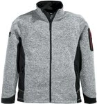 FHB Strick-Fleece "Christoph" Gr&ouml;&szlig;e XL, 1 St&uuml;ck, grau/schwarz, 79595-1120-XL