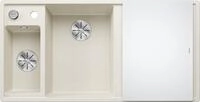 BLANCO AXIA III 6 S-F | Granitsp&uuml;le aus SILGRANIT softwei&szlig; | Einbauart: