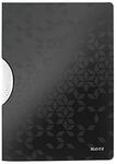 Leitz WOW ColorClip Hefter f&uuml;r 30 Blatt, A4, Kunststoff, Schwarz, WOW, 41850095