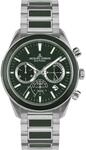 JACQUES LEMANS Herrenuhr, Eco Power Uhren M&auml;nner, Chronograph und Armband aus