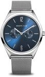 BERING Damen und Herren Uhr Quarz Movement - Ultra Slim Collection mit Edelstahl und