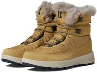Columbia Slopeside Peak Luxe wasserdichte Schneestiefel f&uuml;r Damen, Gr&uuml;n (Curry x