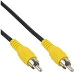InLine 89937E Cinch Kabel, Video, 1x Cinch Stecker / Stecker, Steckerfarbe gelb, 7m