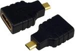 LOGILINK - AH0010 HDMI Adapter, HDMI Type A 19-pin Female zu HDMI Type D Micro...