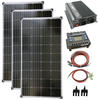 solartronics Komplettset 3x130 Watt Solarmodul 1500 Watt Wandler Laderegler
