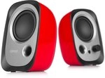 Edifier R12U RD USB-Lautsprecherset Bassreflex-Port Kopfh&ouml;reranschluss...