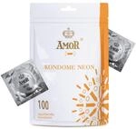 AMOR Premium Neon Kondome, Mit extra d&uuml;nner oder starker Wanddicke Leuchtkondome &Oslash;