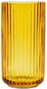Lyngby Porcelæn Vase H20.5 cm Lyngby aus mundgeblasenem Glas zeitlos, gelb