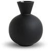 Cooee Design Vase, Flower vase Trumpet Ceramic Black HI-028-28-BK : 12,5, H: 16 cm
