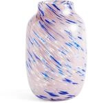 HAY Vase, 30cm, Blau,rosa