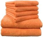 Dyckhoff Handtuchset "Brillant", 2 Badet&uuml;cher / Duscht&uuml;cher 70 x 140 cm und 4