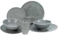 CreaTable, 33067, Serie SOFIA - STONE, 8-teiliges Geschirrset f&uuml;r 2 Personen,