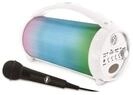 Lexibook, iParty, Tragbarer Bluetooth-Lichtlautsprecher mit Mikrofon, Stereoanlage,