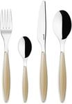 Guzzini - Feeling, 24-Teiliges Besteckset - Sandfarben, 15,8 x 7,5 x h25,5 cm -