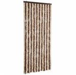 vidaXL Insektenschutz-Vorhang Beige und Hellbraun 90x220 cm Chenille