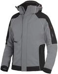 FHB Softshell Jacke Walter, gr&ouml;&szlig;e XL, grau / schwarz, 78518-1120-XL