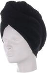 M&ouml;ve Homewear Turban aus 100 % Baumwolle, black, 27*67