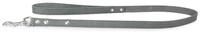 Das Lederband Hundeleine Weinheim Granite 110 cm / 12 mm, Grau