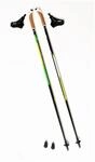 Swix CT4 Nordic Walking Stock Lime Carbon Tech mit Just Go Sport Spitze 1 Paar...