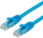 VALUE Patchkabel Kat.6 (Class E) UTP, LSOH, blau, 0,5 m