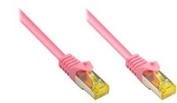 Good Connections RJ45 Ethernet LAN Patchkabel mit Cat. 7 Rohkabel und Rastnasenschutz