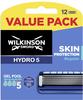 Wilkinson Sword Hydro 5 Skin Protection 12 Rasierklingen, 12 Rasierklingen